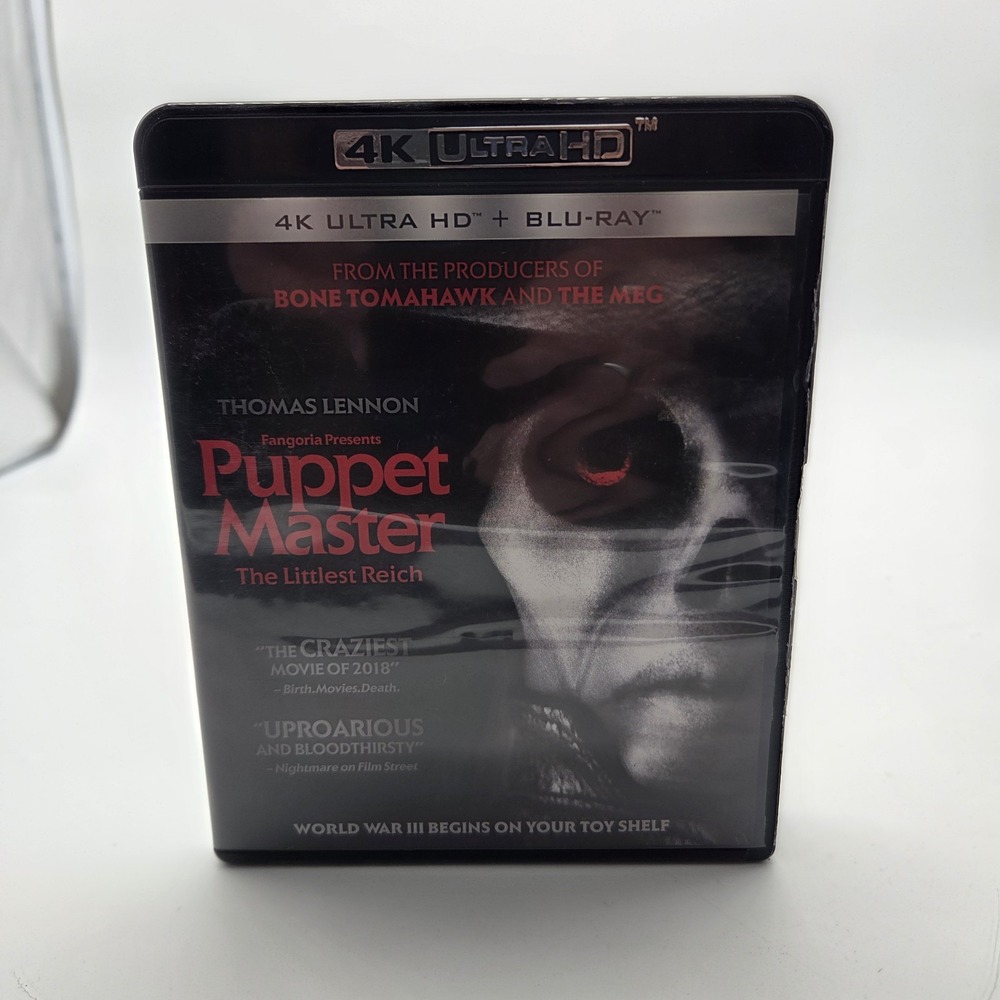 Puppet Master: the Littlest Reich (Ultra HD) 4K and Blu-Ray OPP,RARE